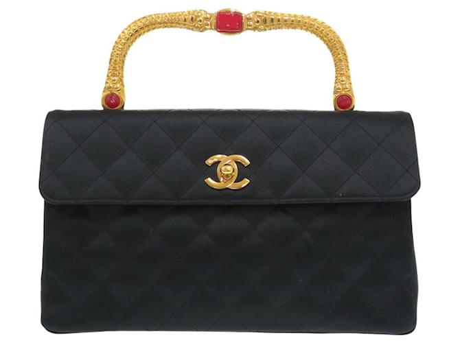 Chanel Coco Handle Black Cloth  ref.1733036