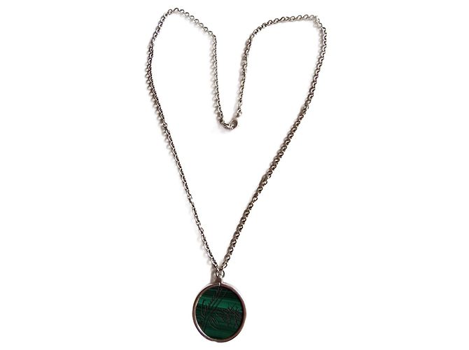 Gucci Flora in argento massiccio 925 e malachite Verde