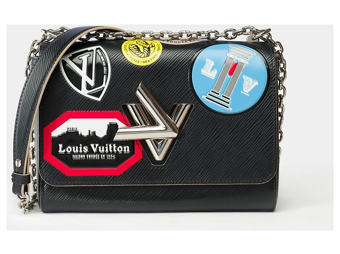 LOUIS VUITTON Twist Black Leather Bag - 102162
