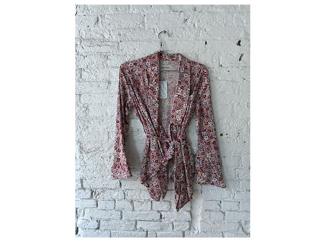 Autre Marque bliss & mischief florale Robe-Jacke Orange