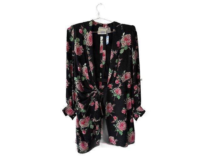 Emanuel Ungaro Blumenkleid aus Polyester Mehrfarben
