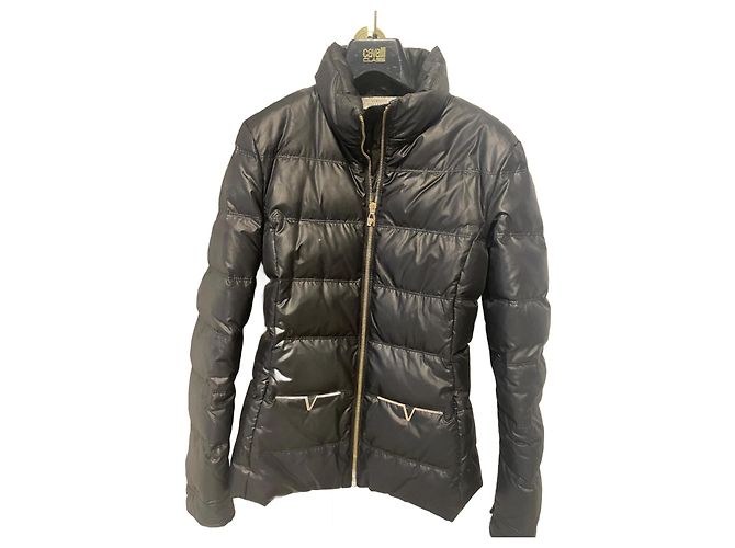 Chaqueta Versace de algodón azul oscuro