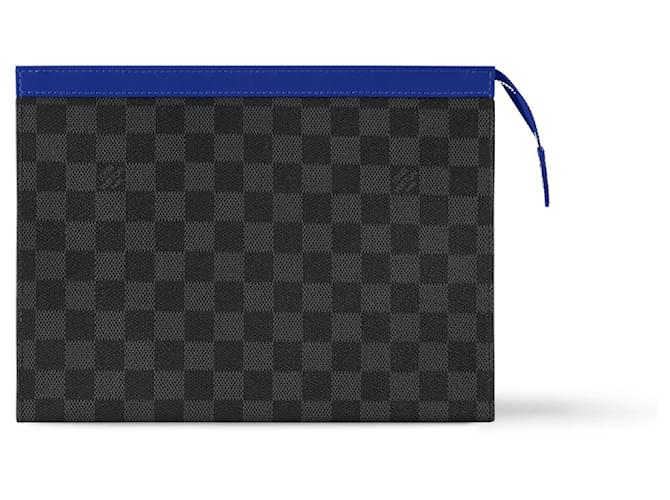 Louis Vuitton LV Pochette Voyage MM damier and blue new Cloth  ref.1734770