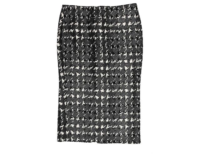 Gonne ALEXANDER MCQUEEN T.IT 38 Seta Nero