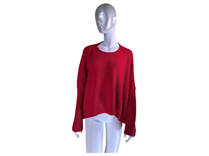 Autre Marque Knitwear Red Wool  ref.1735795