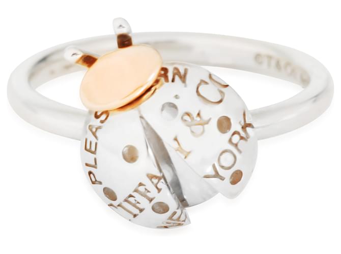 Tiffany Co. Love Bugs Marienkafer Ring aus 18K Rosegold und Sterlingsilber