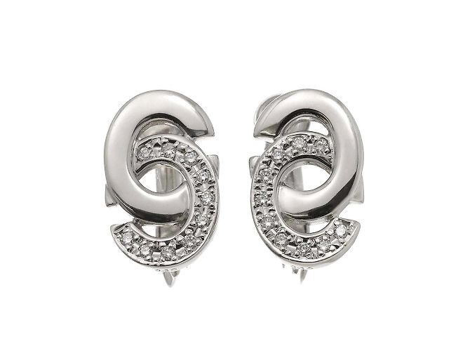 Céline Orecchini Celine Diamond Clip in platino