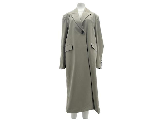 Autre Marque The Frankie Shop coats T.International S Polyester Grey  ref.1737963