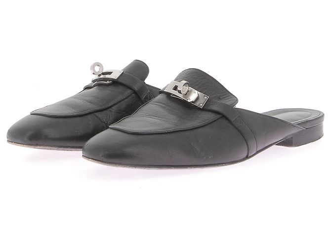 Hermès mules & clogs T.EU 40 Leather Black