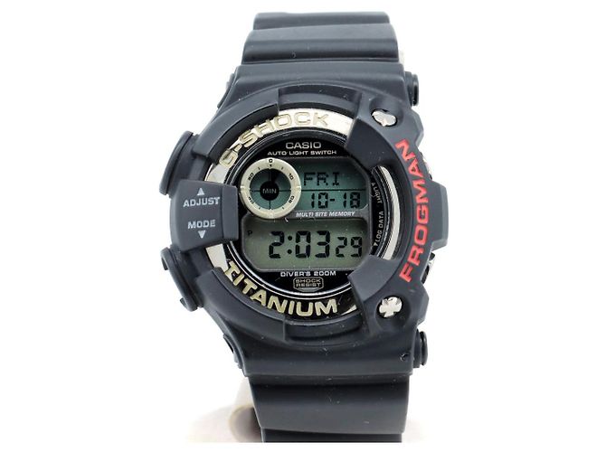 Autre Marque Orologio Casio G-SHOCK FROGMAN Titanium da uomo Nero