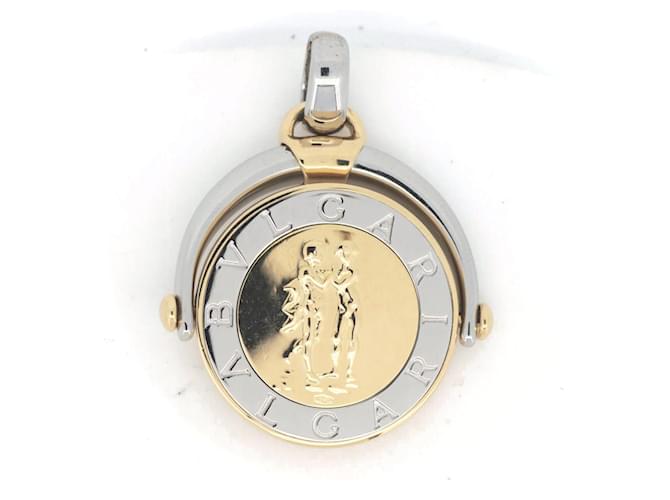 Autre Marque Bvlgari Gemini Pendant SS/K18YG Jewelry Silvery Metal  ref.1739187