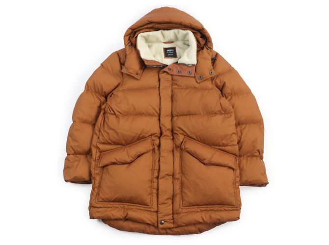 Autre Marque Casaco com capuz EMMETI em down com shearling e couro Marrom