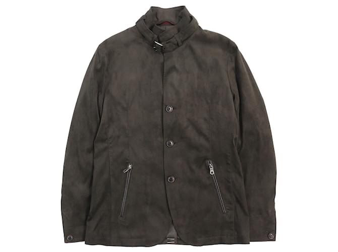 Autre Marque NICOLE Polyester Suede Convertible Jacket Brown Dark brown  ref.1742639