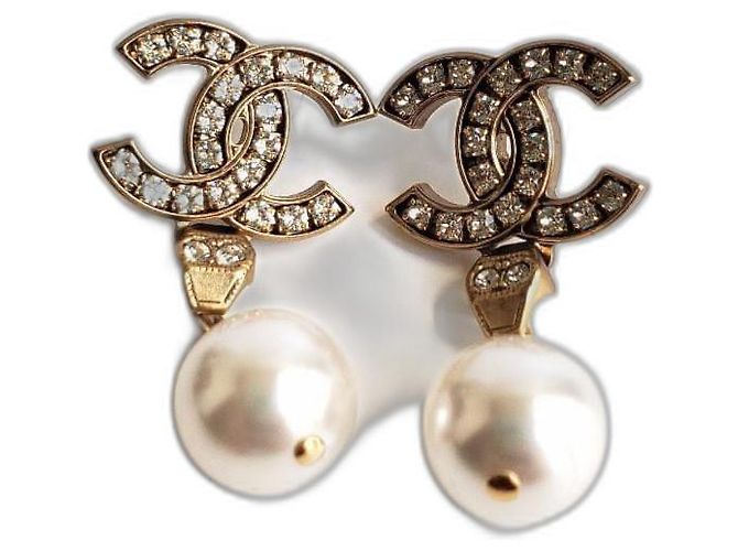 Chanel Orecchini D'oro Metallo