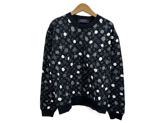 Louis Vuitton Dot Monogram Sweatshirt Schwarz L