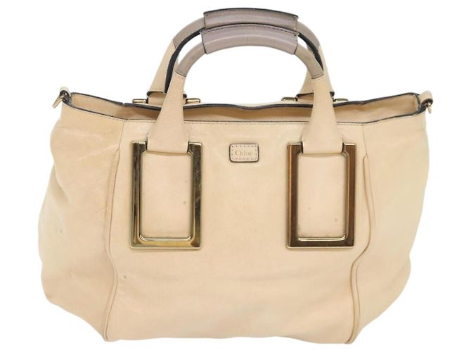 Chloé Ethel Beige Pelle