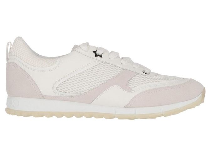 Jimmy Choo Java White Leather Sneakers - 2020s