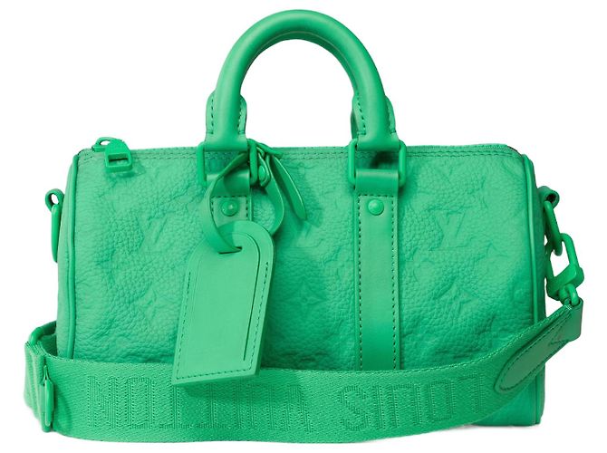 Bolsa LOUIS VUITTON Keepall em Couro Verde - 102181