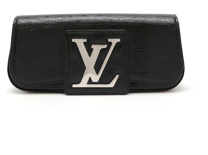 Clutch Pochette Epi Elétrico Louis Vuitton Preto Couro  ref.1747903