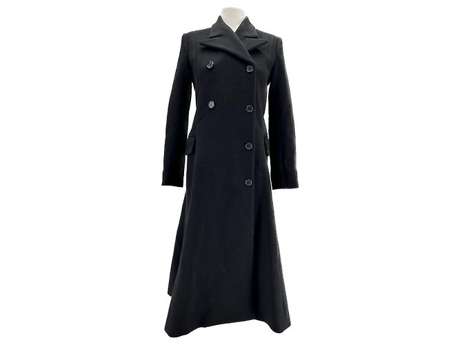 Céline Celine Mäntel T.International S Wolle Schwarz