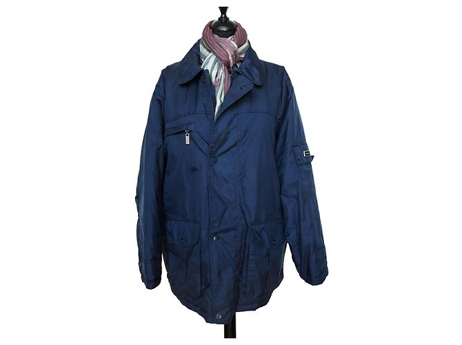 Giacca Gianfranco Ferré in nylon blu