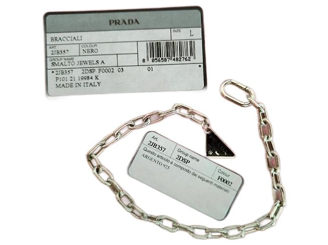 Bracciale charm in argento 925 Prada 2JB357