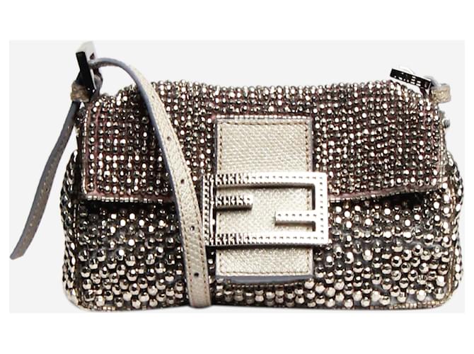 SILVER BEADED MINI バッグ MOUSSY（マウジー）の「SILVER BEADED MINI バッグ（ショルダー