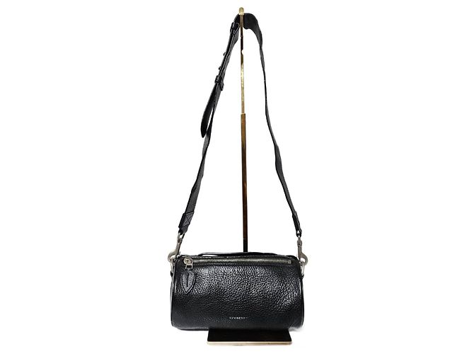 Bolsa Barrel em couro de bezerro preta BURBERRY Preto