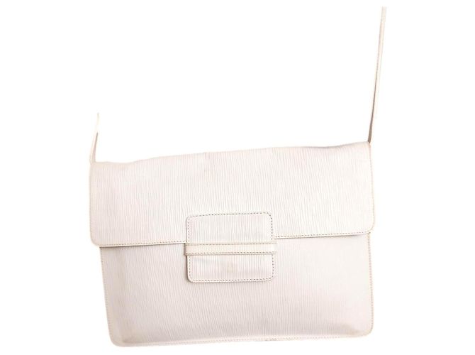 Borsa a mano Furla in pelle bianca Bianco