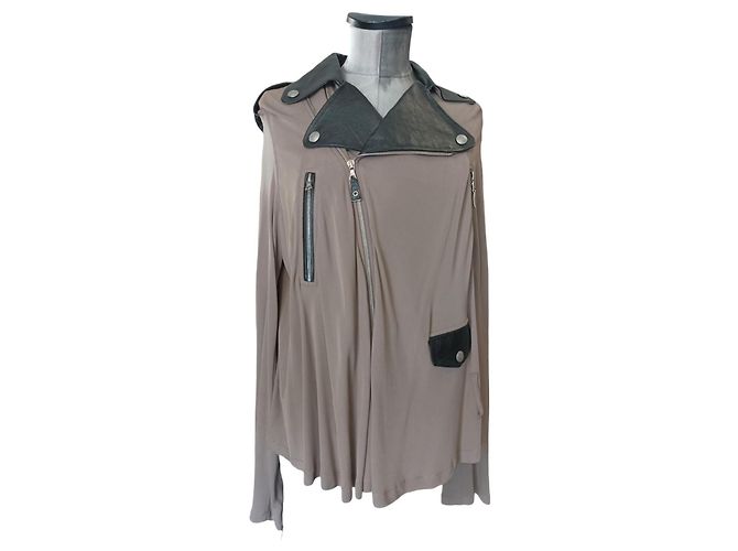 Jean Paul Gaultier Biker Jacke Beige