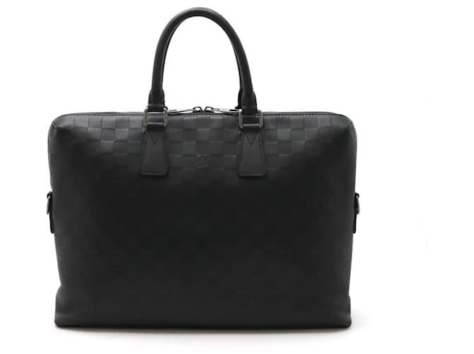 Louis Vuitton Damier Infini Briefcase Black Leather  ref.1751945