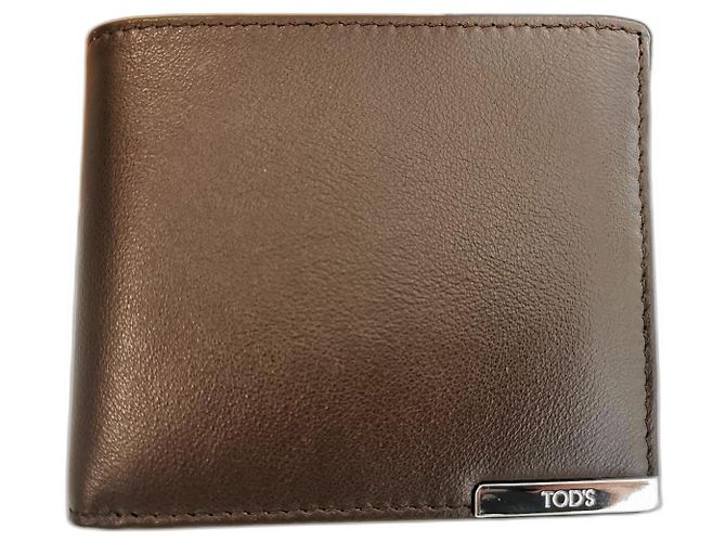 Autre Marque Tod's wallet dark brown leather