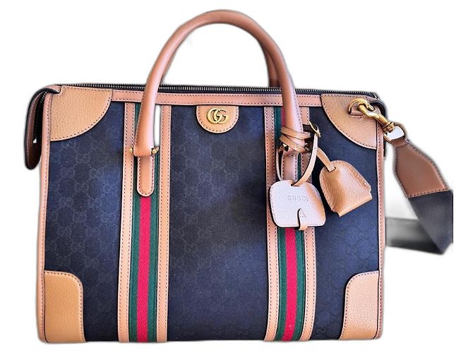 Gucci Ophidia Reisetasche Hellbraun