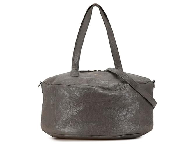 Balenciaga Air Hobo Boston Bag Brown Leather  ref.1754248