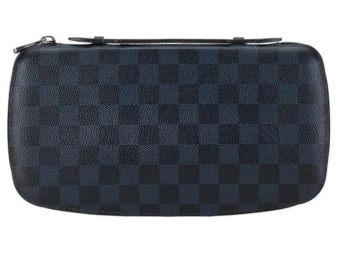 Organizer Cartera larga organizadora Damier Infini Louis Vuitton Azul marino
