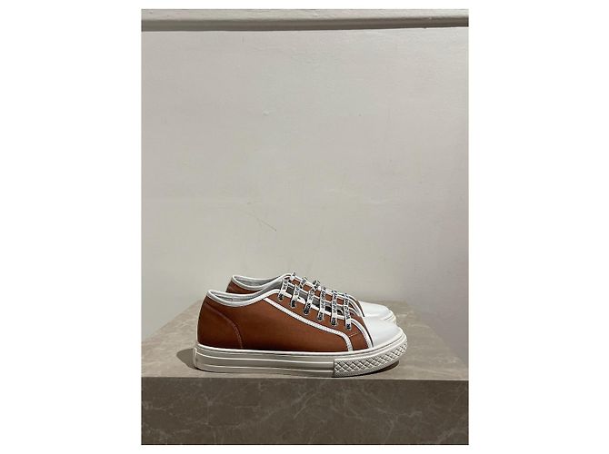 Baskets DIOR T.EU 34 Velours Rose