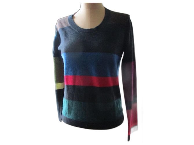Sonia Rykiel Pull cachemire, taille 44. Multicolore