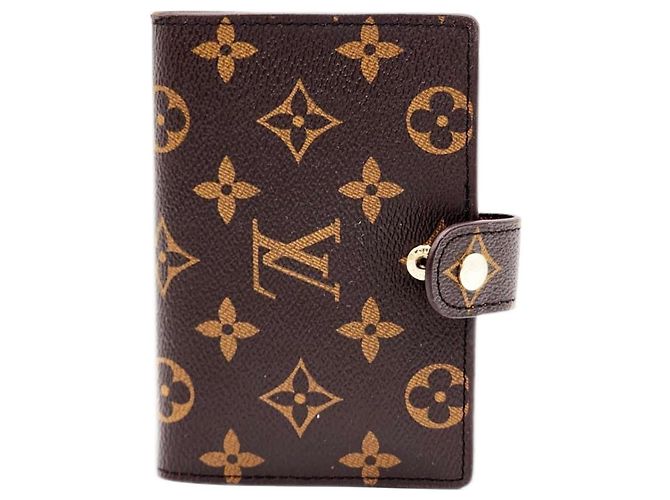 Louis Vuitton Monogram Wallet with Coin Compartment Brown