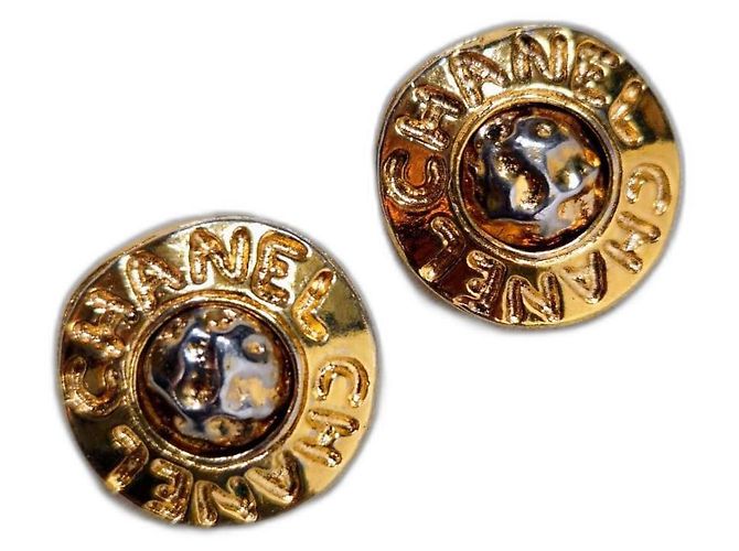 Orecchini Chanel vintage D'oro 