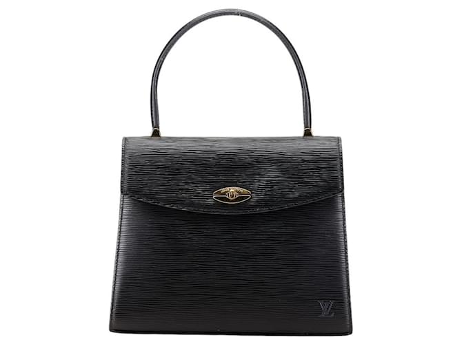Louis Vuitton Epi Malesherbes Handbag Black Leather  ref.1756785
