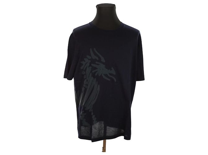 Hermès Camiseta de algodón Negro