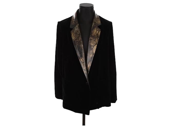 Autre Marque Cotton blazer Black  ref.1757664