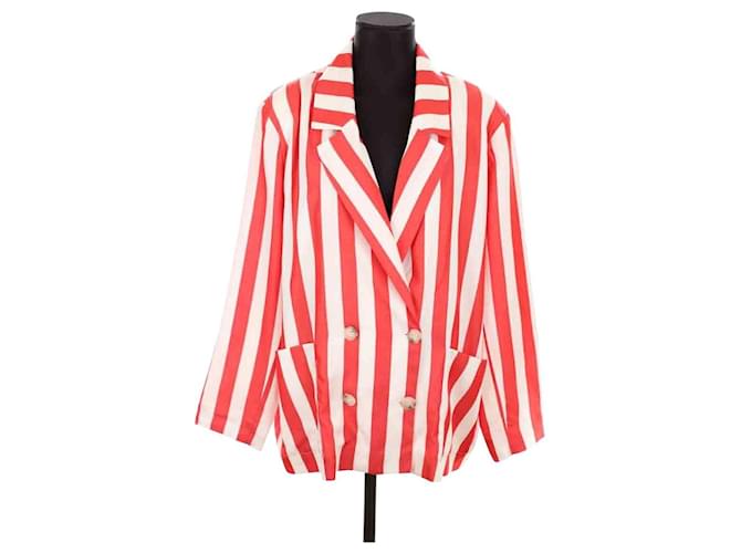 Autre Marque Blazer Red Synthetic  ref.1757666