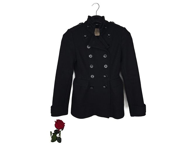 Burberry cashmere e poliammide Nero