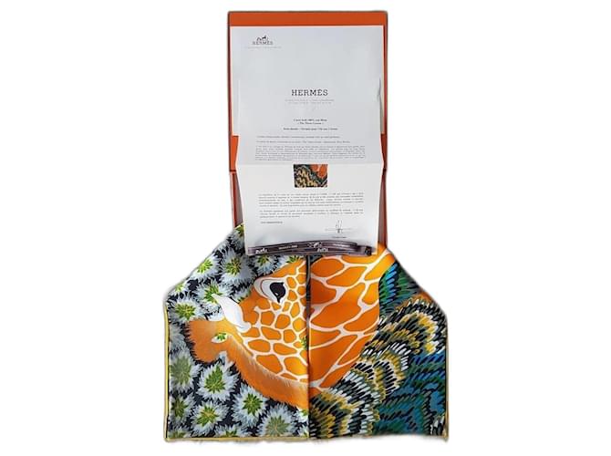 Very limited Ed. Hermès carré "The Three Graces" Soie Multicolore  ref.1758224
