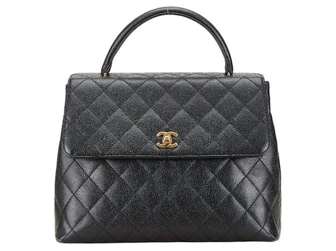 Chanel Coco Handle Black Leather  ref.1758393