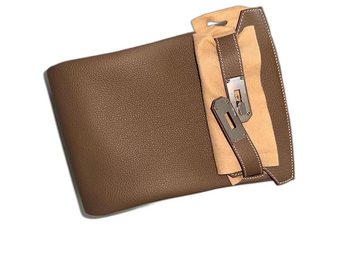 Kelly Hermès HAC backpack PM TOGO calf leather 18 Etoupe