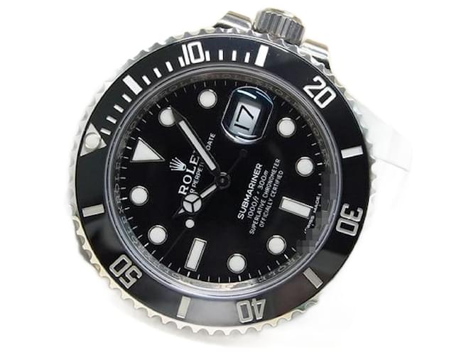 ROLEX Submariner date black 116610LN unused Mens Silvery Steel  ref.1758740