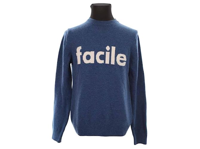 Autre Marque Wool sweatshirt Blue  ref.1758742