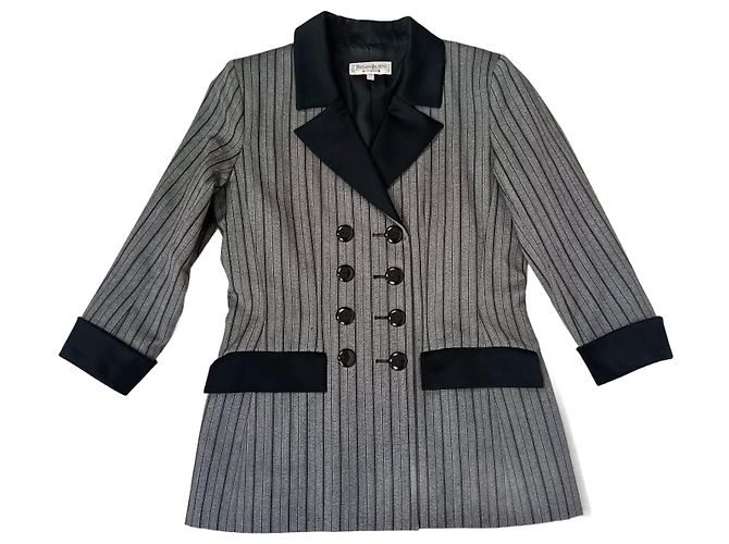 Yves Saint Laurent Saint Laurent pinstriped double-breasted blazer